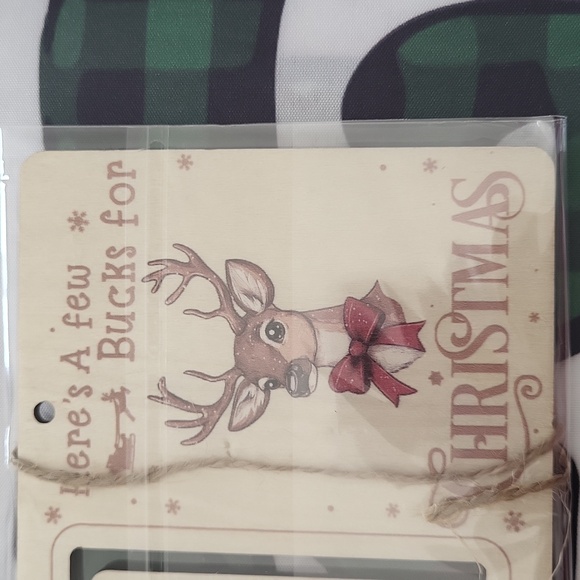 New Christmas Tree Money Holder Ornament - Picture 3 of 4